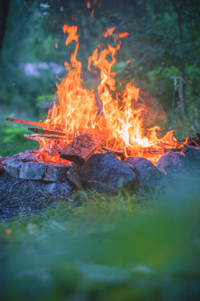 istock bright picturesque orange bonfire 1405128456