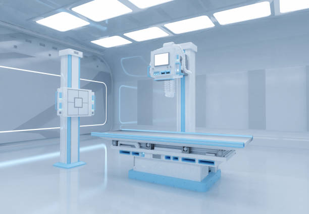 3d rendering x-ray scanner machine for radiology treatment