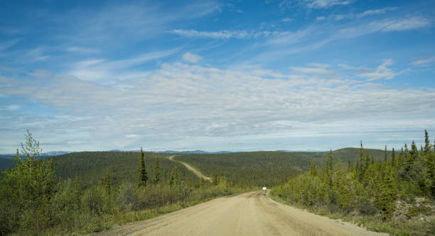 istock Endless Dempster Highway near the arctic circle, Canada 1405138506