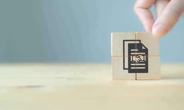 istock MOU - memorandum of understanding business concept. A nonbinding agreement that states each party's intentions to take action, conduct a business transaction, form a new partnership. Smart background. 1405149308