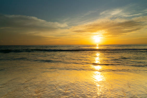 istock sunset on beach sea landscape beautiful in nature 1405151126