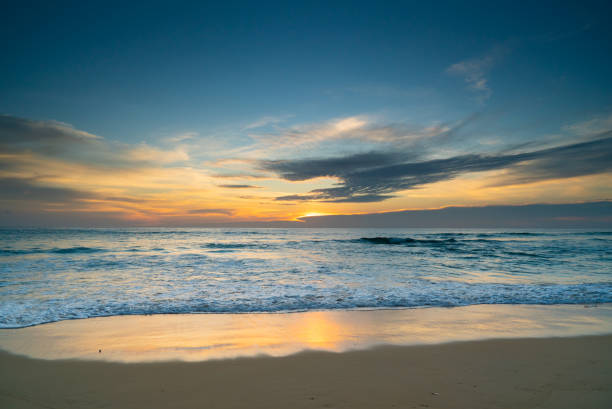 istock sunset on beach sea landscape beautiful in nature 1405151171