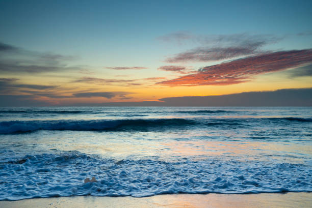 istock sunset on beach sea landscape beautiful in nature 1405151661