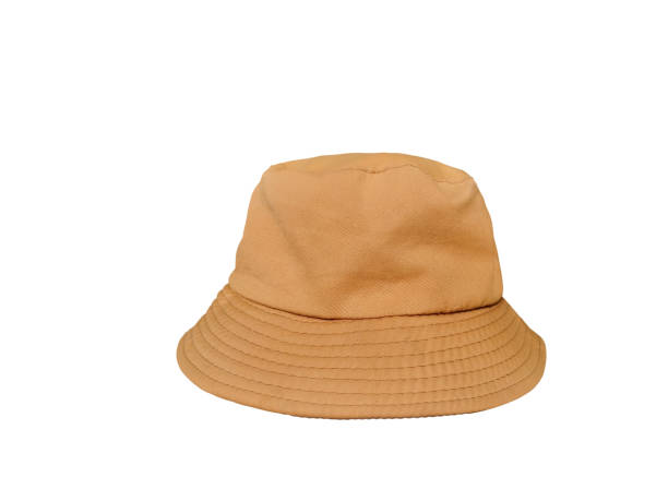 istock brown bucket hat isolated on white 1405161200