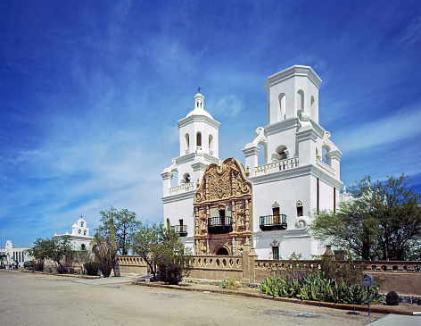 Mission San Xavier in Tucson, Arizona