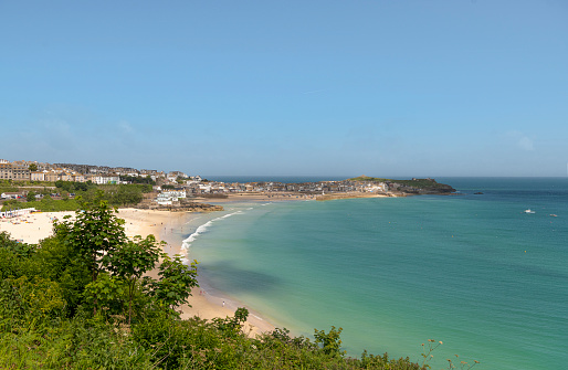 picturesque St Ives Bay