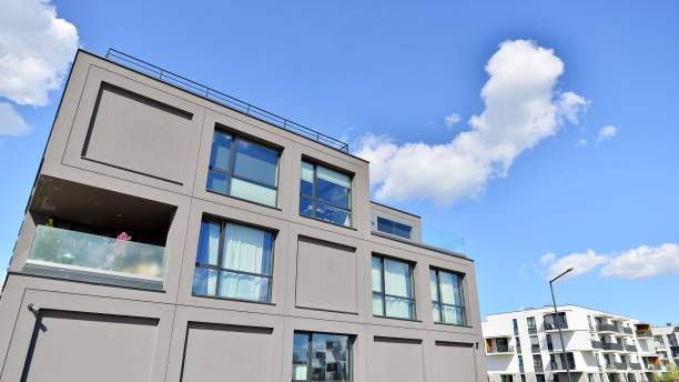 istock Office building with modern corporate architecture. 1405167183