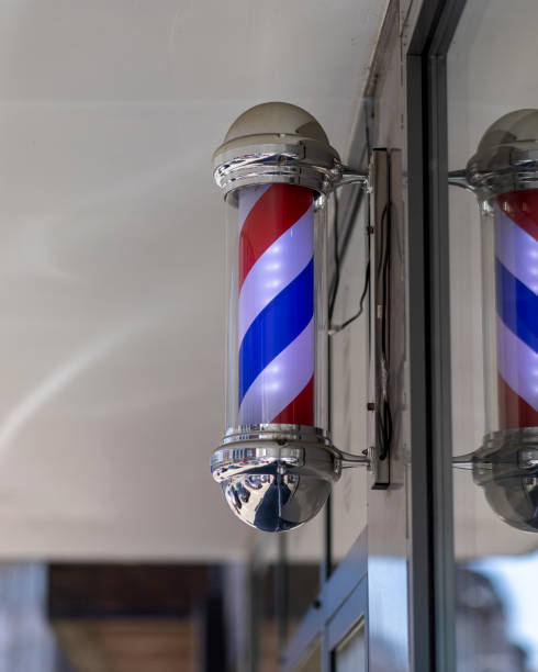 istock A Barber's Pole in front of barbers shop in Cologne 1405171829