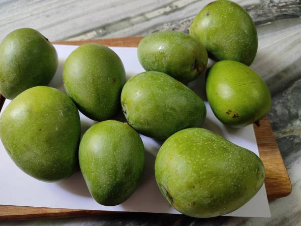 istock Closeup view of fresh and raw mangies 1405176500