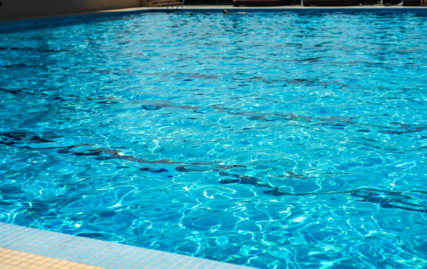 istock Cool pure blue water in the pool 1405179659