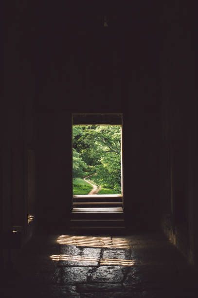 istock Empty Entrance Of A Temple 1405180393