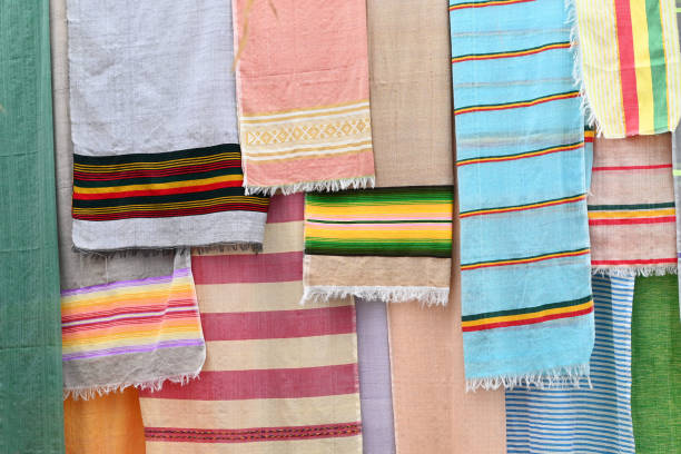 istock Ethiopia needlework and crocheting and knitting. Bright yarn. 1405181823