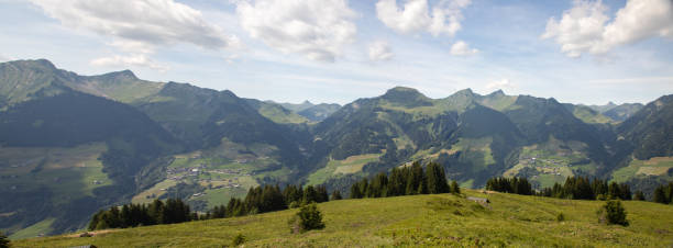 European Alp landscape, Stein in Austria stock photo