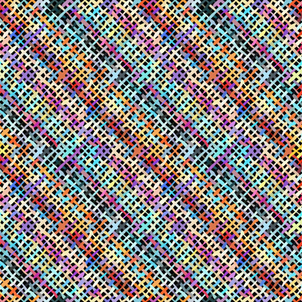 istock Imitation of a texture of rough canvas. Seamless pattern. 1405186388
