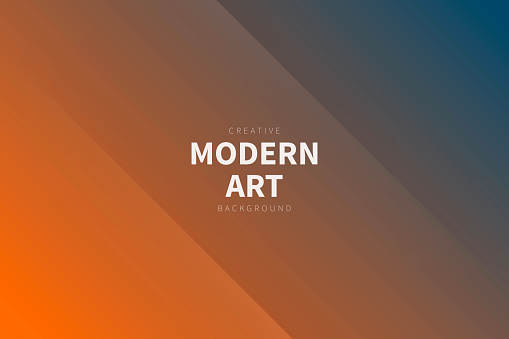 Modern and trendy abstract background with two symmetrical folds diagonally. This illustration can be used for your design, with space for your text (colors used: Orange, Brown, Gray, Blue). Vector Illustration (EPS10, well layered and grouped), wide format (3:2). Easy to edit, manipulate, resize or colorize.
