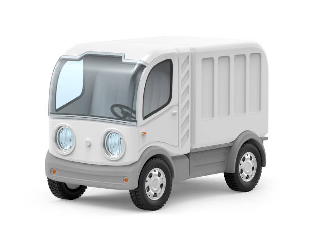 istock futuristic small delivery truck cartoon 1405188444