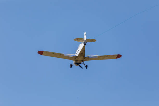istock Small flying aircraft Cessna 1405192371