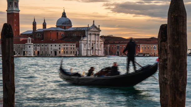 istock sunset over Venice  during an autumnal day 1405193683