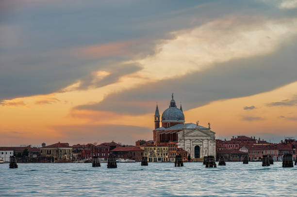 istock sunrise over Venice  during an autumnal day 1405198637