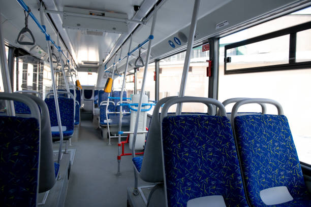 istock interior of new modern bus 1405199996