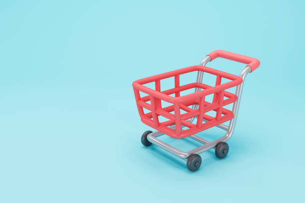 istock empty shopping cart over blue background 3d illustration 1405201637