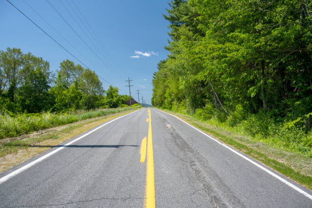 istock Road in Clinton County New York 1405202338