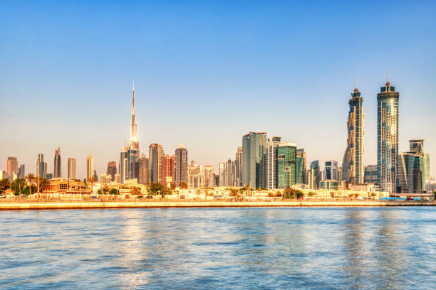 istock Dubai Skyline at Sunset, United Arab Emirates 1405203814