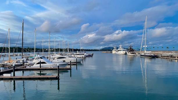 istock Marina with Serene Sky & Water 1405207335
