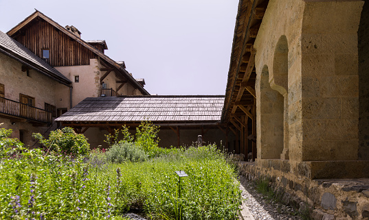 Ancient abbey in valle Pesio, Piedmont