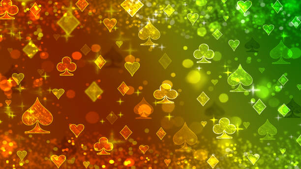 istock Bright poker pattern of playing cards symbols. 1405216389