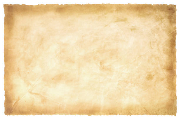 istock old parchment paper sheet vintage aged or texture isolated on white background 1405228897
