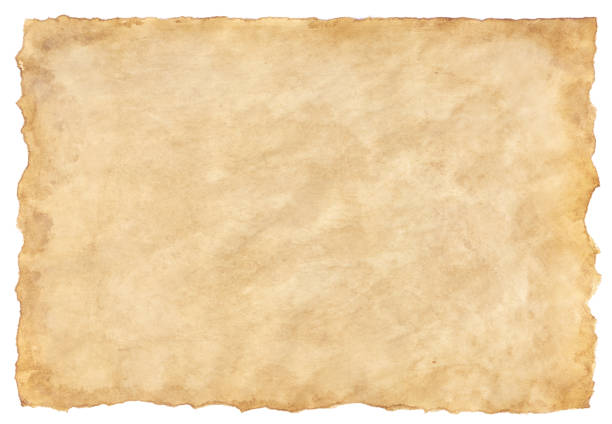 istock old parchment paper sheet vintage aged or texture isolated on white background 1405228944