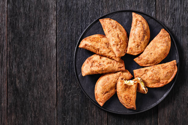 istock empanadas, fried hand pie with boiled egg filling 1405236307