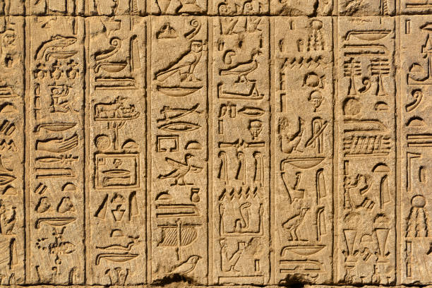 istock Hieroglyphic carvings in ancient egyptian temple 1405243791