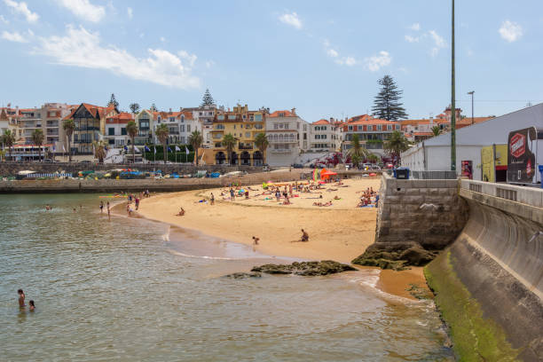 la spiaggia di cascais. portogallo - 16611 foto e immagini stock