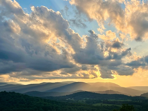 Blue Ridge Mountains Sunset - Virginia