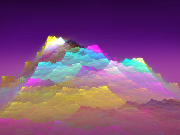 istock mountains colors, abstract art background 1405249568