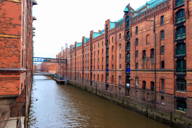 istock Warehouse district Speicherstadt in Hamburg, Germany 1405252632