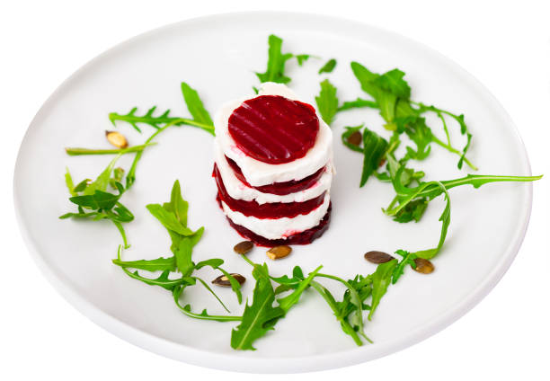 istock Beetroot salad dish with fresh goat cheese 1405253159