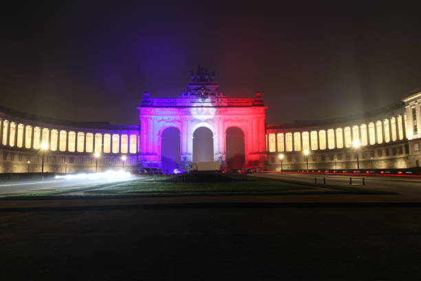istock french flag in Brussels 1405255775
