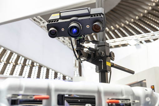 Control de calidad 3D y escaneo de inspección de piezas de vehículos en la industria automotriz photo