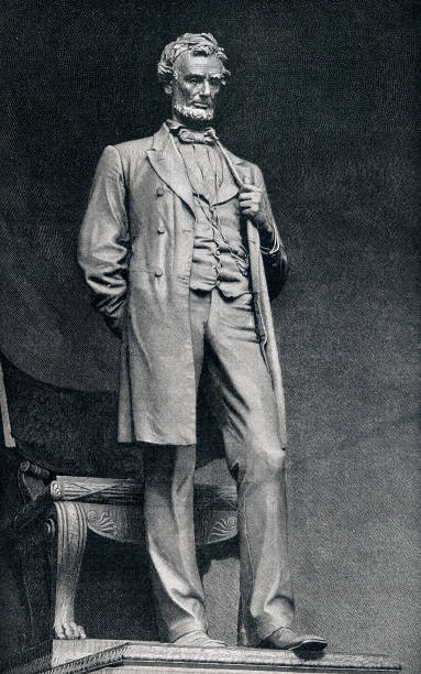 istock Abraham Lincoln Statue in Chicago 19th Century America 1405256977