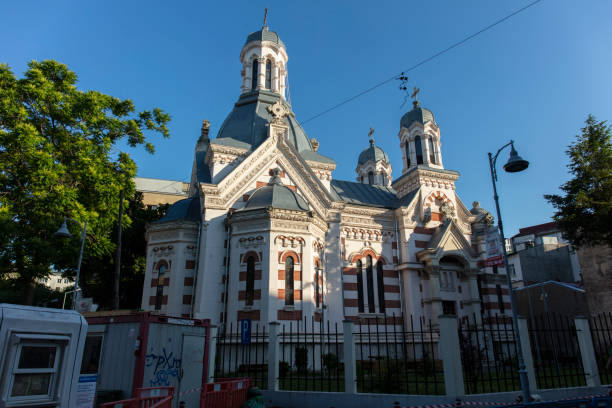 istock Amzei Church in Bucharest downtown 1405257991