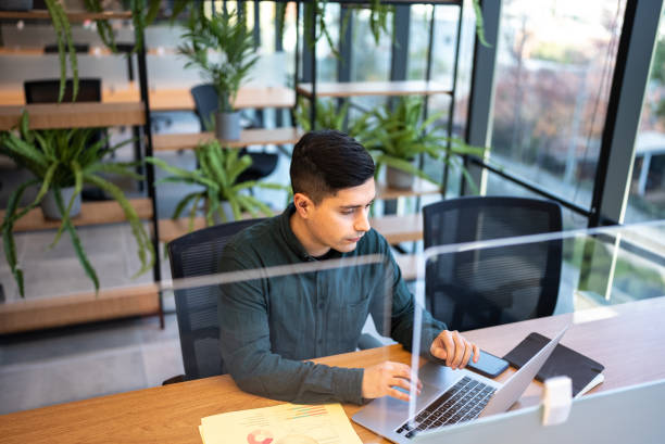 istock Businessman working in the office 1405262918