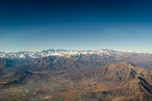 View of the Andes Mountains