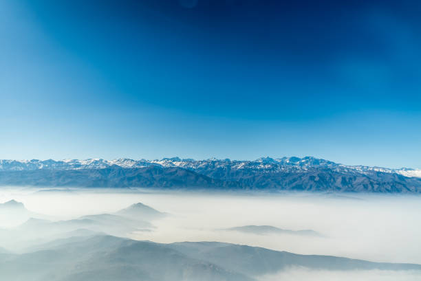View of the Andes Mountains View of the Andes Mountains andes stock pictures, royalty-free photos & images