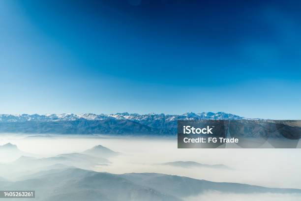 View Of The Andes Mountains Stock Photo - Download Image Now - Andes, Santiago - Chile, Landscape - Scenery