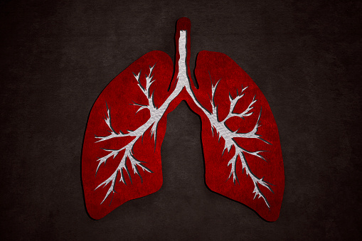 Concept of Lung Cancer Awareness Month