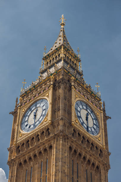 istock Union Jack flag and Big Ben, London 1405266043