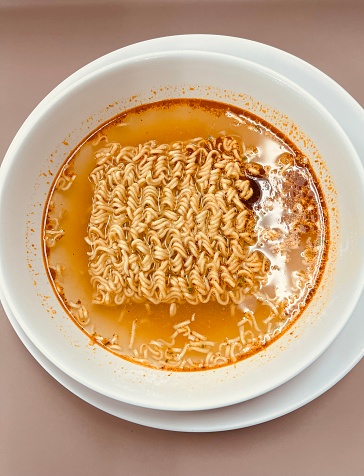 Instant Noodles in a bowl of noodles